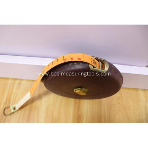 30M Leather Case Cloth Tape Measure For Building